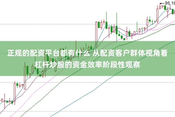 正规的配资平台都有什么 从配资客户群体视角看杠杆炒股的资金效率阶段性观察